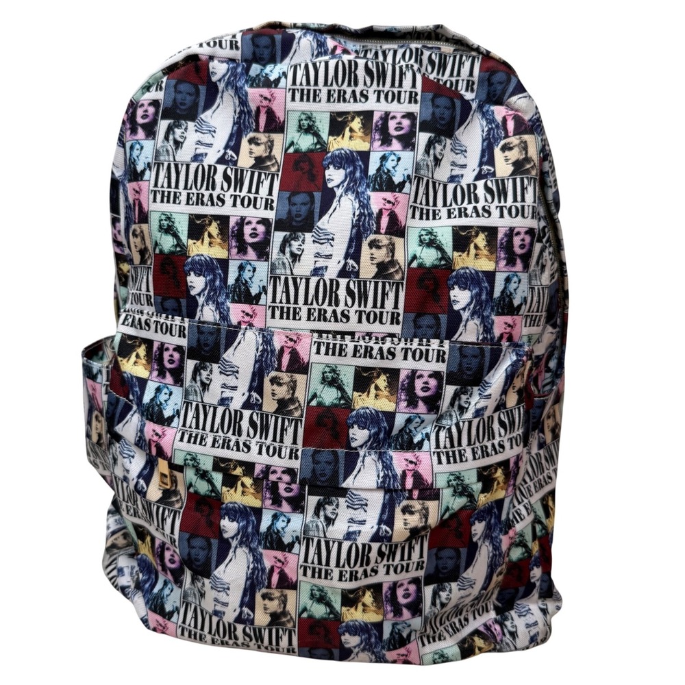Taylor Swift The Eras Tour Backpack All Over Print Graphic RARE‎